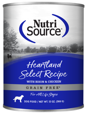 NutriSource Heartland Select Grain Free Wet Dog Food