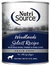 NutriSource Woodlands Select Grain Free Wet Dog Food