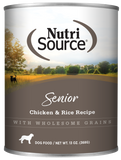 Nutrisource Chicken & Rice Senior 13 oz
