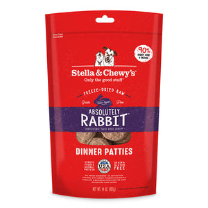 Stella and Chewy’s Absolutely Rabbit Freeze-Dried Raw Dinner Patties