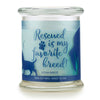 Pet House  "Rescued is My Favorite Breed" themed Ocean Breeze Candle