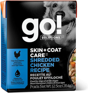 Go! Solutions Skin + Coat Care Shredded Chicken for Dogs