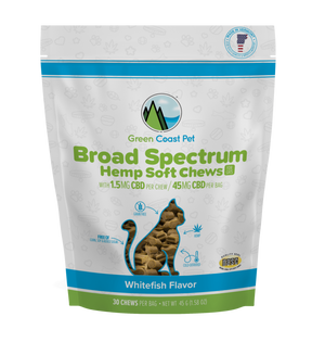 GCP Broad Spectrum Soft Whitefish Chews for Cats