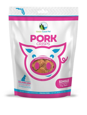 GCP Pork Loin Crisps Dog Treats