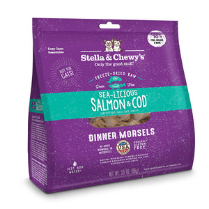 Stella and Chewy's Sea-Licious Salmon and Cod Freeze Dried Dinner Morsels