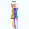 Crochet Kitty Crinkle Sticks with Ribbon Streamers 3-Pack
