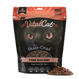 Vital Essentials Freeze Dried Pork Mini Nibs Cat Food