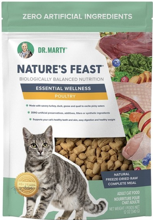 Dr. Marty Nature's Essential Wellness Poultry Freeze-Dried Cat Food