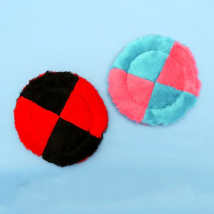 Mutts & Mittens Plush Frisbee Dog Toy
