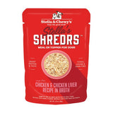 Stella & Chewy's Shredrs Chicken & Chicken Liver in Broth 2.8 oz