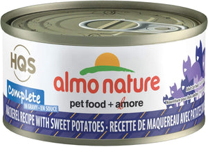 Almo Nature Complete Mackerel w/Sweet Potatoes Cat Food- 2.5oz