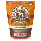 Primal Raw Frozen Canine Beef Nuggets or Patties