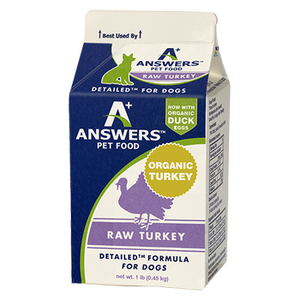 Answers Frozen Detailed Turkey for Dogs