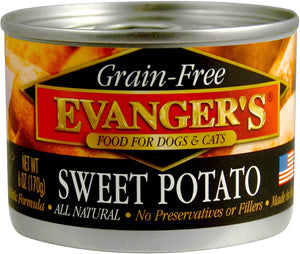 Evanger's Grain-Free Sweet Potato for Dogs & Cats 6 oz.