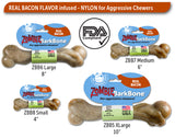Pet Qwerks BarkBone Natural Instincts Zombie Nylon Dog Chew