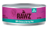 Rawz 96% Chicken & Herring Pâté Cat Food 5.5 oz