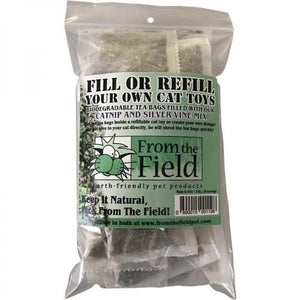 From the Field Catnip Tea Bags Fill Or Refill Your Own Cat Toys (20 Count)