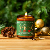 Soy & Sass Merry Christmas Soy Candle