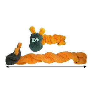 Cycle Dog Duraplush Coil Caterpillar Dog Toy
