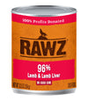 Rawz Lamb 96% Lamb & Lamb Liver Pate Dog Food