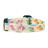 Up Country Sport Flip Flops Printed Dog Collar