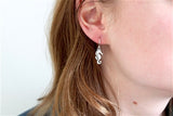 Sterling Silver Little Seahorse Earrings