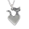 Sterling Silver Little Pocket Cat Necklace