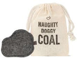 Modernbeast Christmas NAUGHTY DOGGY - COAL Squeaker Dog Toy