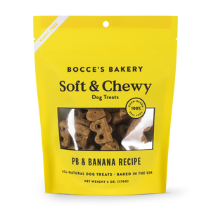 Bocce's Bakery Soft Chewy Peanut Butter Banana Treats