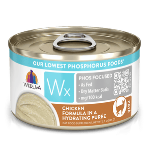 Weruva Cat Wx Phos Focused Chicken Formula Puree 3oz (Renal)