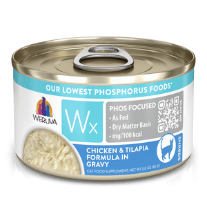 Weruva Cat Wx Phos Focused Chicken & Tilapia Formula in Gravy (Renal)