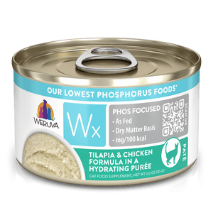 Weruva Cat Wx Phos Focused Tilapia & Chicken Puree (Renal)
