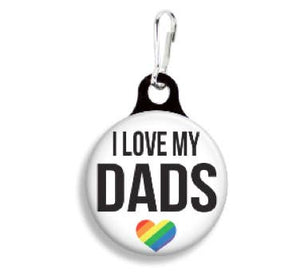 Franny B Good - I Love My Dads Pride Collar Charm