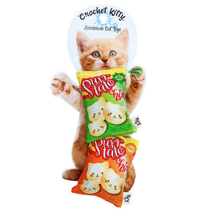 Crochet Kitty Purrtato Chips Twin Pack