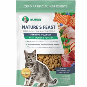 Dr. Marty Nature's Essential Wellness Beef, Salmon & Poultry Freeze-Dried Cat Food