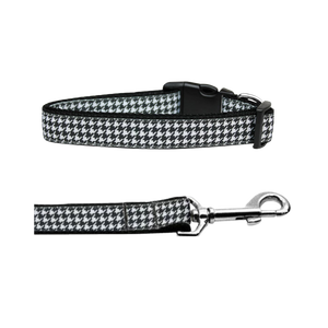 Up Country Black Houndstooth Dog Collars & Leads