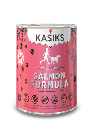 Kasiks Wild Salmon Formula Dog Food 12.2 oz