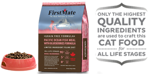 FirstMate Pacific Ocean Fish Meal With Blueberries Cat Kibble