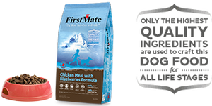 First Mate Chicken Meal with Blueberries Small Bites Dog Food