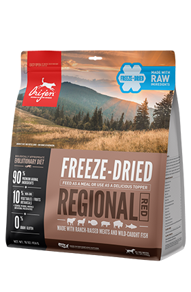 Orijen Freeze Dried Regional Red Dog Food